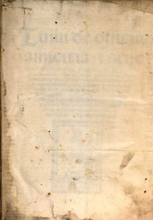 De Officiis, Amicitia et Senectute, Paradoxa eiusdem