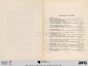 Keramik und Glas (Nr. 1-67)