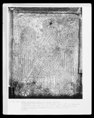 Porta Sacra: Adler (linker Flügel, Reihe 9, Tafel 1)