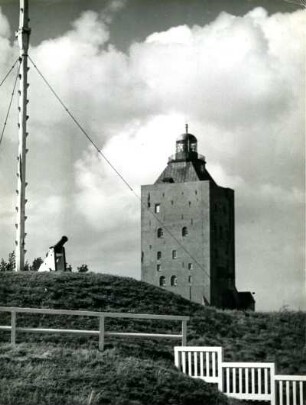 Leuchtturm auf der Insel Neuwerk, Norddeutsche Küste