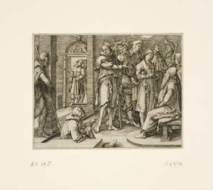 Joseph erzählt Jakob seine Träume, Blatt 1 der Folge "Josephsgeschichte"