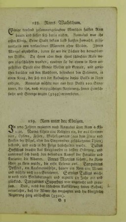 188. Roms Wachsthum