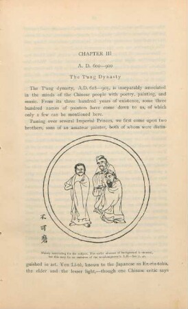 Chapter III. A. D. 600 - 900. The T'ang dynasty