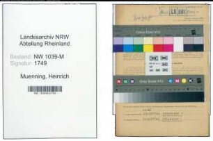 Entnazifizierung Heinrich Muenning , geb. 23.05.1922 (Fabrikant)