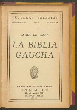 La biblia gaucha