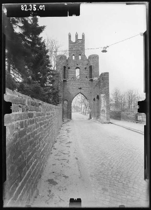 Mittenwalde. Berliner Tor (E. 15. Jh.). Stadtseite
