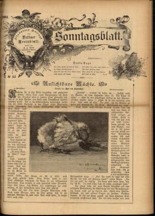 Ausgabe vom Sonntag, den 21. Oktober 1894.