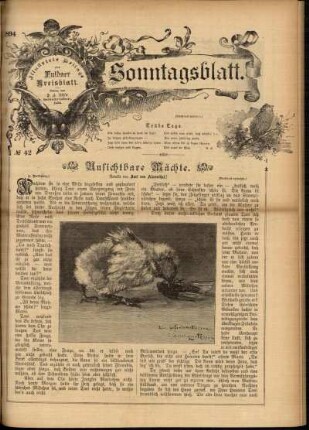 Ausgabe vom Sonntag, den 21. Oktober 1894.