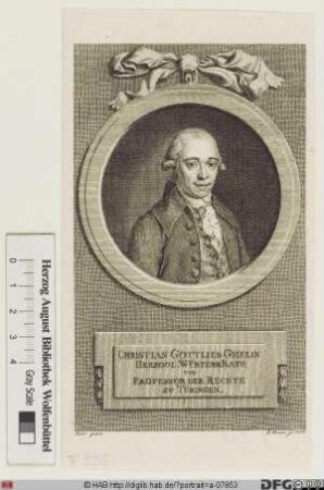 Bildnis Christian Gottlieb Gmelin (1808 von)