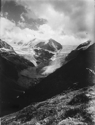 Turtmanngletscher : Talgletscher im hinteren Turtmanntal in den Walliser Alpen
