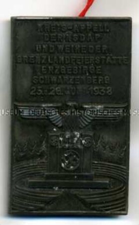 NSDAP, Kreisappell und Weihe der Grenzlandfeierstätte Erzgebirge, Schwarzenberg