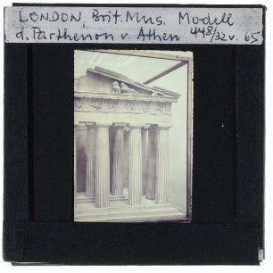 Unbekannt, Parthenon Modell