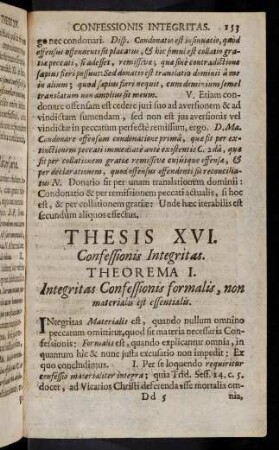 153-164, Thesis XVI