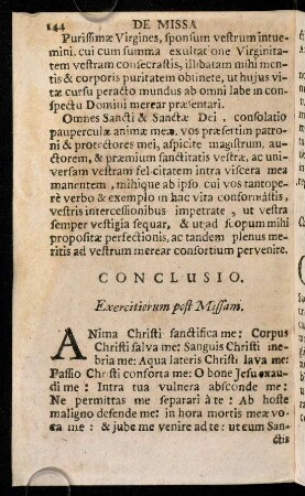 144-148, Conclusio; § VII