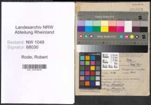 Entnazifizierung Robert Rode , geb. 04.01.1896 (Lehrer)