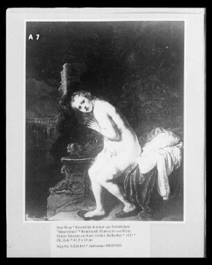 Susanna im Bade (früher: Bathseba)