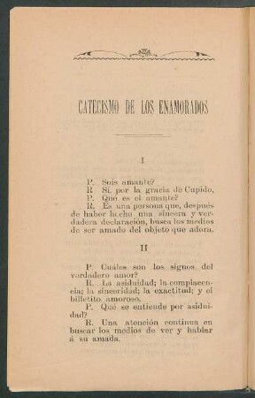 Catecismo de los enamorados