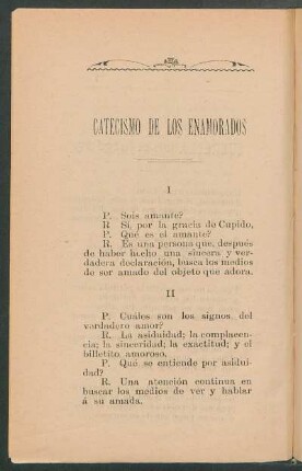 Catecismo de los enamorados