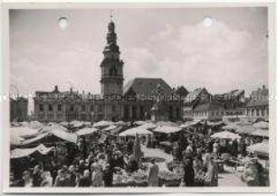 Mannheim, Altes Rathaus und Markt
