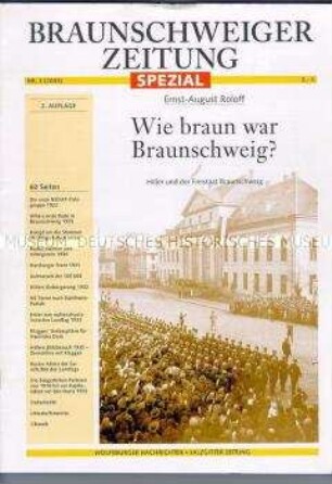 Sonderdruck der "Braunschweiger Zeitung" zur Geschichte der Stadt in der NS-Zeit