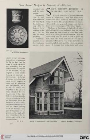 36: Some recent designs in domestic architecture