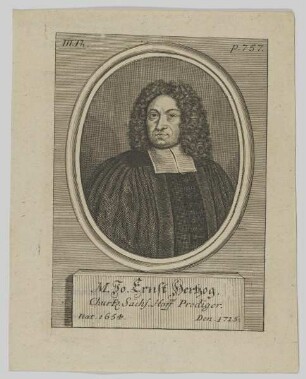 Bildnis des Jo. Ernst Herzog