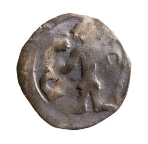 Münze, Pfennig, um 1370/73 (1323-1373)