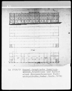 dreigeschossiges Fachwerkgebäude
