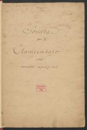 Sonaten; cemb; F-Dur; CzaR 18