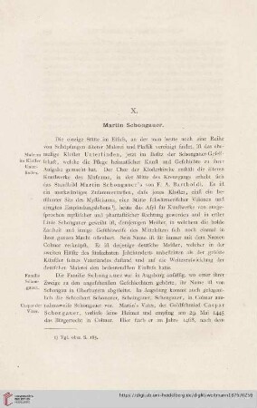 X. Martin Schongauer