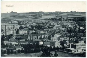 Roßwein. Blick auf Roßwein