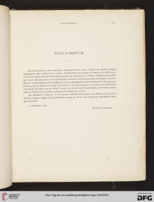 Post-scriptum