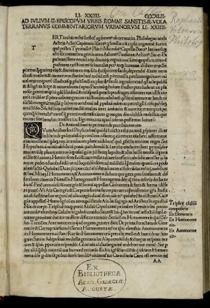 Li. XXIIII. De Animalibus ac primum de homine singulis[...] eius membris: & morbis