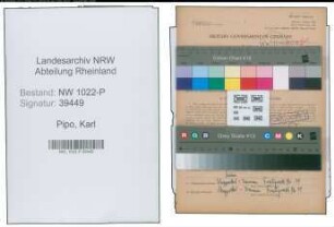 Entnazifizierung Karl Pipo , geb. 26.07.1916 (Arzt)