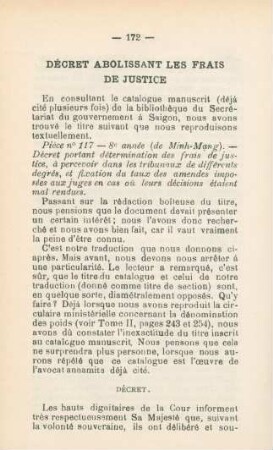 Décret abolissant les frais de justice