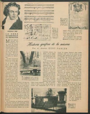 Historia gráfica de la música : La obra gigantesca de Beethoven