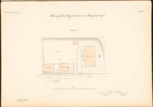 Gymnasium, Sigmaringen: Lageplan 1:400