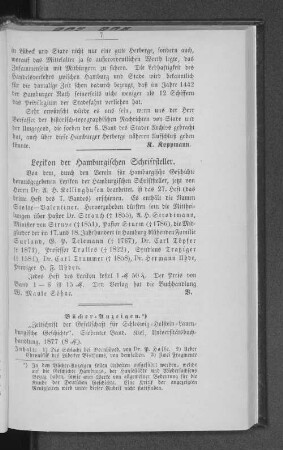 Lexikon der Hamburgischen Schriftsteller.