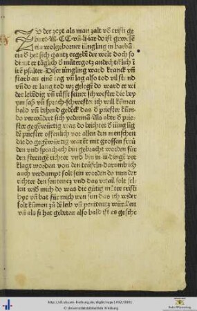 Ein wunderzaichen von dem psalter Marie.