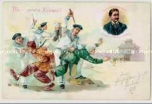 Antichinesische deutsche Postkarte