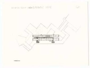 Amerika-Gedenkbibliothek, Berlin-Kreuzberg Wettbewerb: Grundriss 1. Obergeschoss 1:200