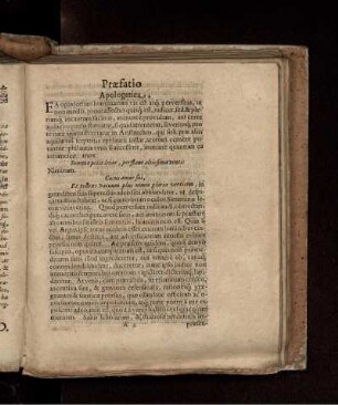 Praefatio Apologetica ...