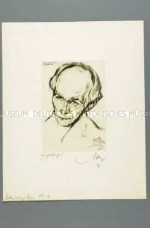 Bildnis des Schriftstellers Ernst Wichert