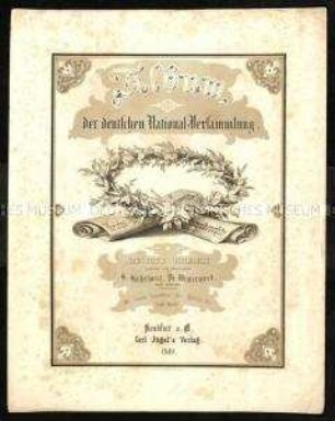 Album mit Porträts der Abgeordneten der Paulskirche