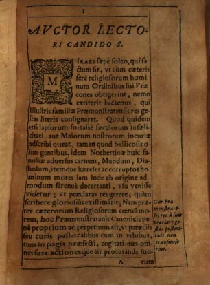Ordinis Praemonstratensis Chronicon : In Qvo Coenobiorvm Istivs Instituti per orbem Christianum Origines, viri item sanctitate scriptisque illustres fideliter recensentur