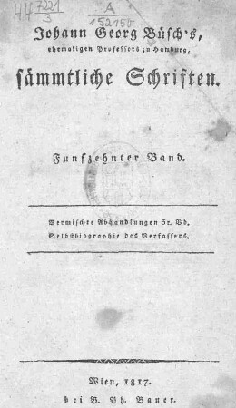15: Selbstbiographie des Verfassers