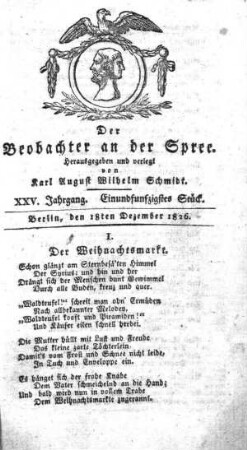 51. Stueck, 18. Dezember 1826