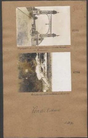 Eingangspfeiler der von den Österreichern neuerbauten Weichselbrücke in Sandomierz