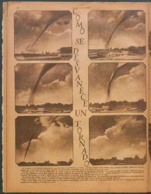 Como se desvanece un tornado [Fotografías]