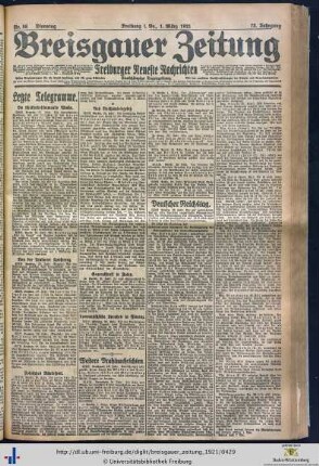 Nr. 58-86 (März 1921)